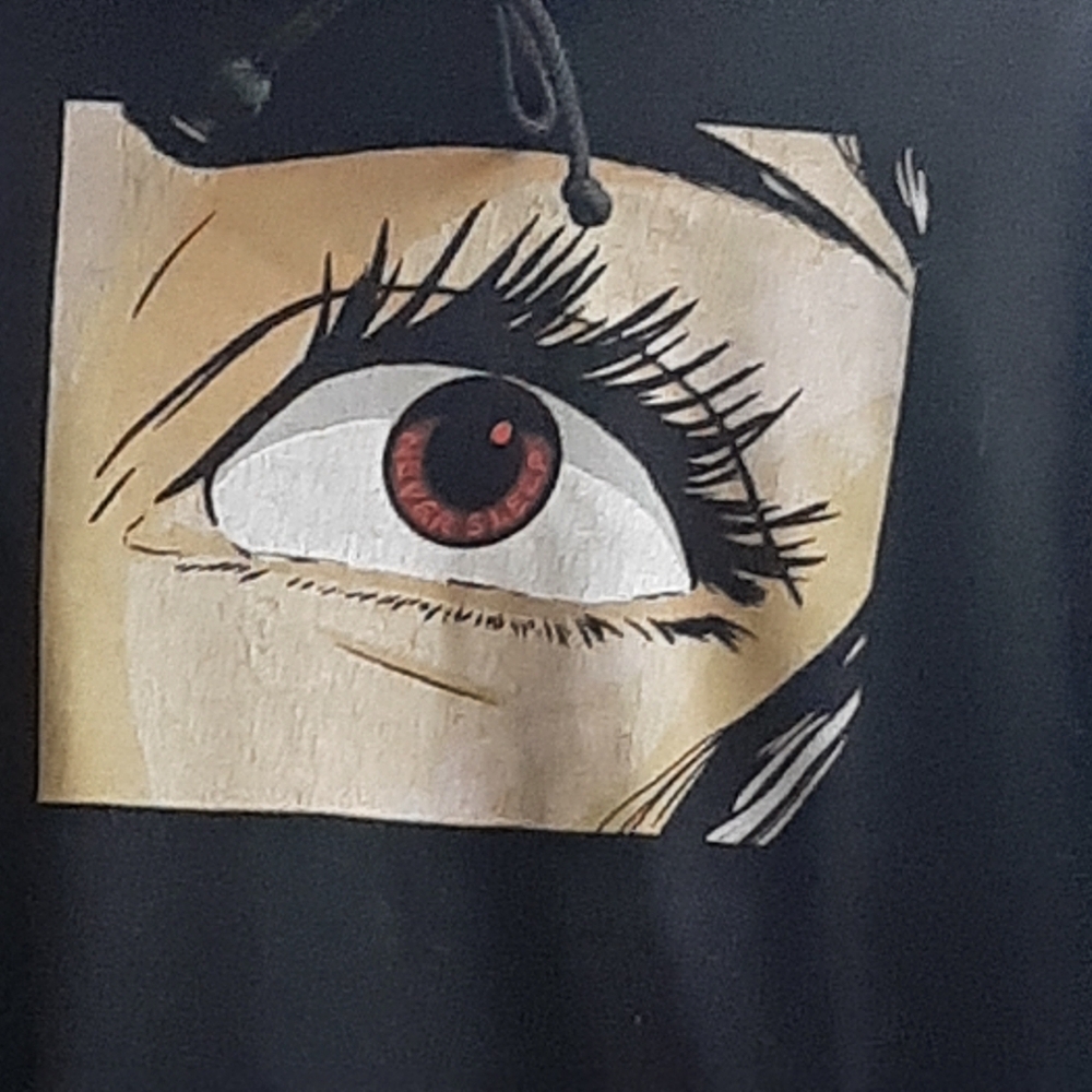 NAV Never Sleep Tour Black Hoodie with Eye Graphic